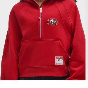 LULULEMON X 49ERS SCUBA HALF ZIP HOODIE